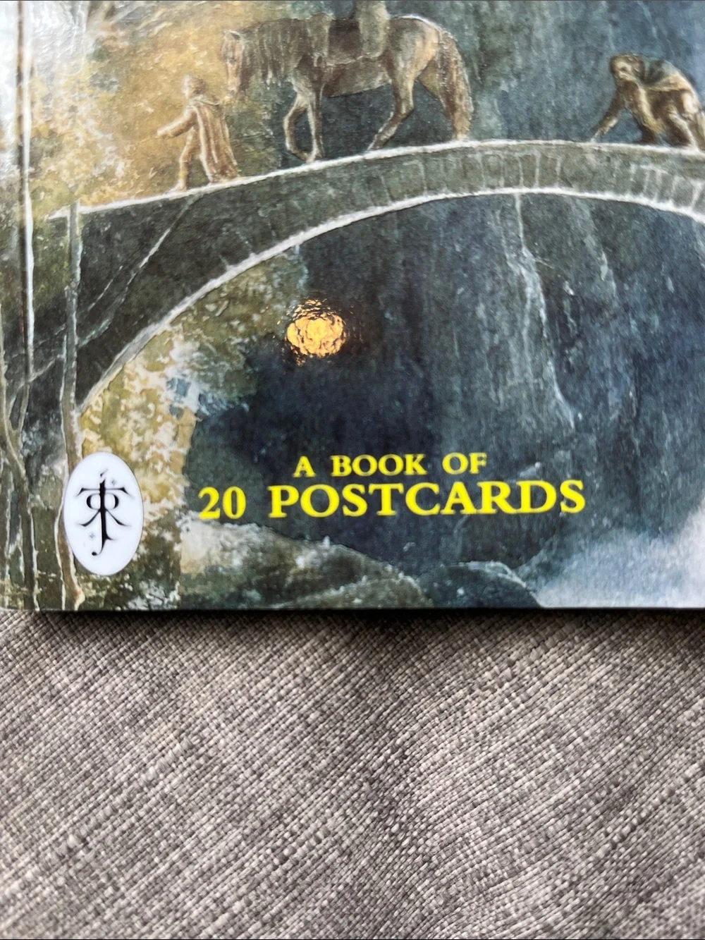 Tolkien's Hobbit Book of Post Cards Collectable Lord of the Rings Art